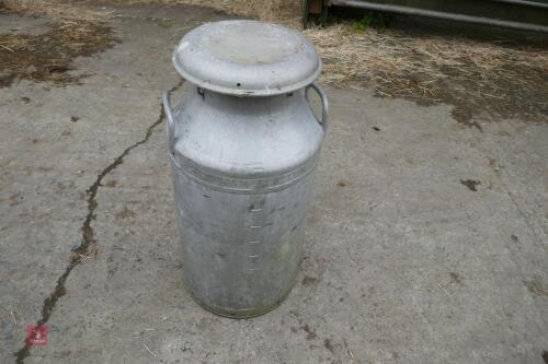 ALUMINIUM MILK CHURN