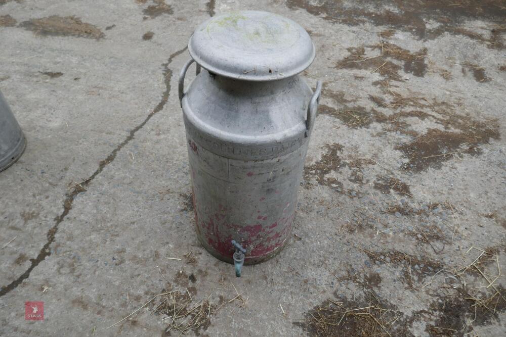 ALUMINIUM MILK CHURN