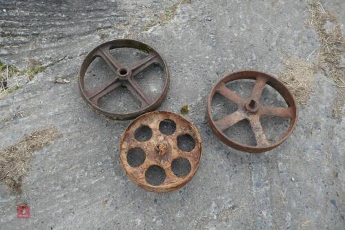 2 ANTIQUE WHEELS