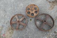 2 ANTIQUE WHEELS - 3