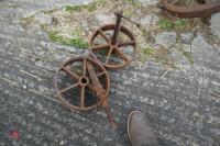 3 ANTIQUE WHEELS - 2