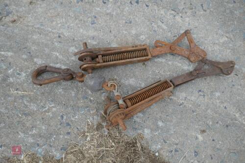 2 ANTIQUE WIRE STRAINERS