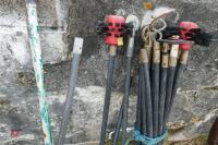 APPRX 32 DRAIN RODS & CHIMNEY SWEEP RODS - 5