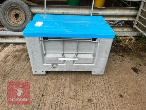 PLASTIC CRATE WITH TOP