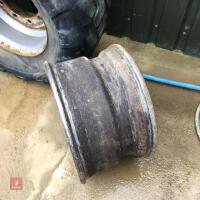 10 STUD FLOTATION RIMS & 2 TYRES - 7