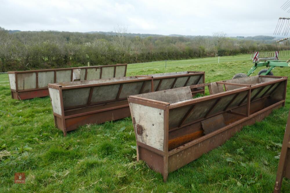 4 15FT FREESTANDING TROUGHS