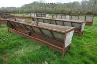 4 15FT FREESTANDING TROUGHS - 3