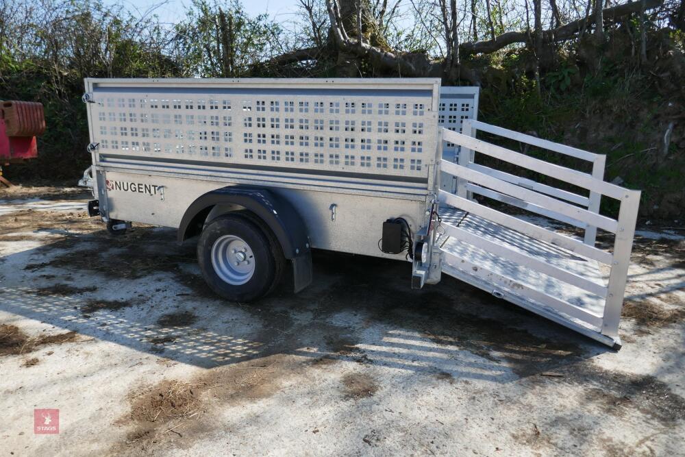 NUGENT SINGLE AXLE CAR TRAILER