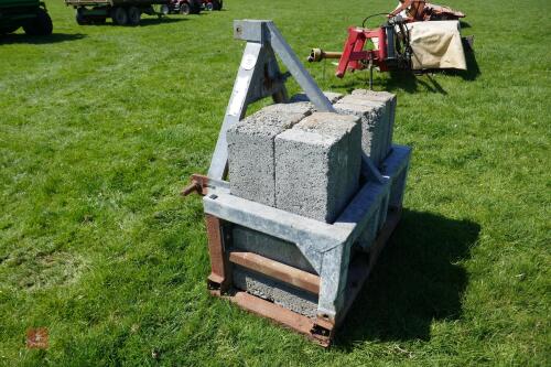 GALVANISED 'A' FRAME TRACTOR WEIGHT