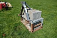 GALVANISED 'A' FRAME TRACTOR WEIGHT - 4