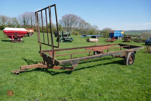 20' SINGLE AXLE TRAILER CHASSIS
