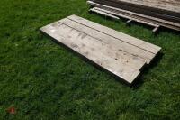 4 LENGTHS OF TIMBER - 8