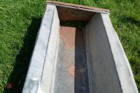 1 4.5' GALVANISED GROUND FEED TROUGH - 4