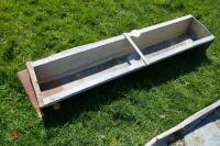 1 4.5' GALVANISED GROUND FEED TROUGH - 5