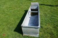 COMPLETE GALVANISED 6' WATER TROUGH - 2