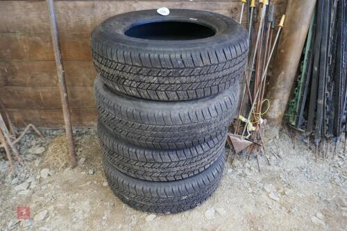 SET OF 4 BRIDGESTONE PICK UP TYRES