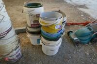 QTY PLASTIC BUCKETS - 4