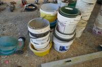 QTY PLASTIC BUCKETS - 5