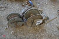 2 TRAILER WINCHES - 2