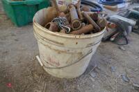 BUCKET OF TRACTOR PINS & BALLS - 2