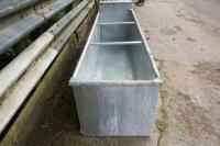 UNUSED GALV METAL WATER TROUGH - 2