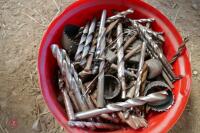 TUB OF DRILL BITS - 2