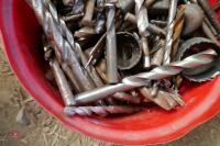 TUB OF DRILL BITS - 3