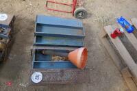 METAL TOOL BOX & PLASTIC FUNNEL - 2