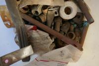 BOX OF COPPER PIPE FITTINGS & PIPE - 4