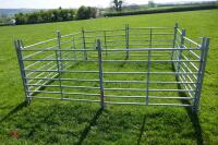 8 X 4' GALVANISED SHEEP HURDLES - 10