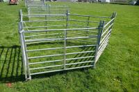 5 X 4' GALVANISED SHEEP HURDLES - 8