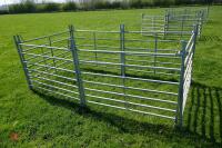 6 x 4' GALVANISED SHEEP HURDLES - 6