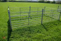 6 X 6' GALVANISED SHEEP HURDLES - 6