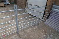 5 X 6' GALVANISED SHEEP HURDLES - 4