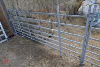 5 X 6' GALVANISED SHEEP HURDLES - 2