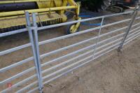 5 X 6' GALVANISED SHEEP HURDLES - 5