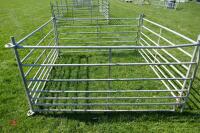 4 X 6' GALVANISED SHEEP HURDLES - 4