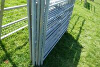 8 X 4' GALVANISED SHEEP HURDLES - 5