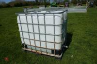 IBC TANK IN MESH CAGE