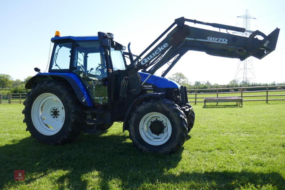 2002 NEW HOLLAND TS115 4WD TRACTOR