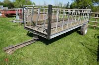 15' HOMEMADE CATTLE FEED TRAILER - 3