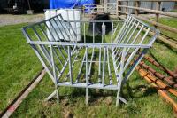 GALVANISED ROUND BALE CRADLE - 2