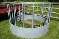 GALVANISED CATTLE ROUND FEEDER - 7