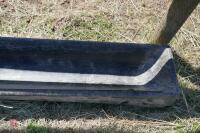 RUBBER 6' GROUND FEED TROUGH - 2