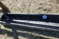 RUBBER 6' GROUND FEED TROUGH - 3
