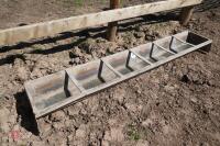 GALVANISED 6' GROUND FEED TROUGH - 2