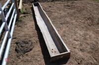 GALVANISED 9' GROUND FEED TROUGH - 2