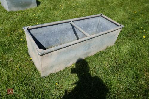 GALVANISED 4' WATER TROUGH