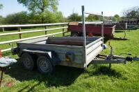 INDESPENSION 8'6" X 5'4" TWIN AXLE FLATBED TRAILER - 2