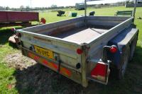 INDESPENSION 8'6" X 5'4" TWIN AXLE FLATBED TRAILER - 4